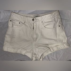 Size 27 white shorts from Forever 21
